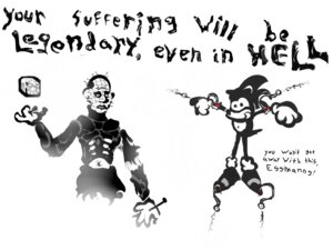 Rating: Explicit Score: 0 Tags: bdsm big_eyes big_head black_and_white blood blood_on_arm blood_on_clothing blood_on_footwear bodily_fluids bondage bound clothing crossover duo e621 english_text eulipotyphlan footwear front_view fur gore hedgehog hellraiser hook lament_configuration larathelabrat male mammal meme monochrome mostly_nude nightmare_fuel pinhead sanic sega sonic_the_hedgehog sonic_the_hedgehog_(series) text toony User: bunchy7s