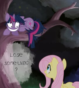 Rating: Safe Score: 0 Tags: alice_in_wonderland blue_eyes creepy cutie_mark detailed_background duo e621 english_text equid equine eye_contact feathered_wings feathers female feral fluttershy_(mlp) forest friendship_is_magic fur hair hasbro horn long_hair looking_at_another mammal mangaka-girl multicolored_hair my_little_pony mythological_creature mythological_equine mythology open_mouth outside parody pegasus pink_hair plant purple_body purple_eyes purple_fur purple_hair quadruped question_mark smile tail text tree twilight_sparkle_(mlp) two_tone_hair unicorn wings yellow_body yellow_feathers yellow_fur User: bunchy7s