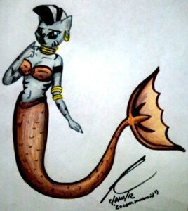 Rating: Safe Score: 0 Tags: 451kitkat alternate_species anthro anthrofied aquatic blue_eyes bra breasts cleavage clothed clothing e621 ear_piercing equid equine european_mythology female fish fish_tail friendship_is_magic full-length_portrait greek_mythology hasbro hippocampus jewelry mammal merfolk my_little_pony mythology piercing portrait signature solo split_form stripes underwear zebra zecora_(mlp) User: bunchy7s