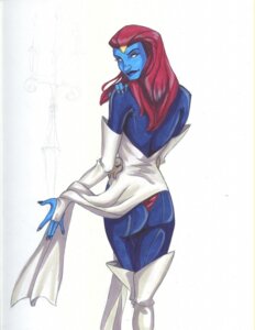 Rating: Questionable Score: 0 Tags: 1girls ass blue_skin color colored female female_only looking_back marvel marvel_comics mystique red_hair rule34 solo straight_hair vp white_background white_eyes x-men x-men_evolution User: bunchy7s