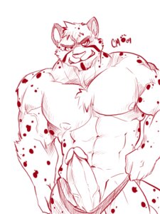 Rating: Explicit Score: 0 Tags: 3:4 abs anthro biceps big_muscles biped cheetah claws clothed clothing e621 erection fangs felid feline fur genitals grin komboochie looking_at_viewer male mammal monochrome muscular muscular_anthro muscular_male pecs penis presenting sketch skimpy smile solo standing teeth thong underwear undressing User: bunchy7s