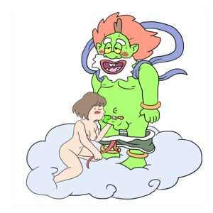 Rating: Explicit Score: 0 Tags: 1girls balls blush chubby cum cum_in_mouth cumming fellatio female fujin happy horn human interspecies japanese_mythology kaigen loincloth male mascot mythology oral penis rule34 sweat yellow_eyes User: bunchy7s