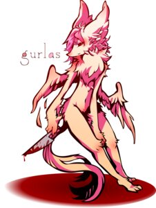 Rating: Questionable Score: 0 Tags: anthro biped blood bodily_fluids canid canine chest_tuft e621 feathered_wings feathers female fox fur hybrid knife mammal nude pinup pipisan pose red_eyes simple_background solo standing tail tuft wings User: bunchy7s Rating: Questionable Score: 0 Tags: anthro biped blood bodily_fluids canid canine chest_tuft e621 feathered_wings feathers female fox fur hybrid knife mammal nude pinup pipisan pose red_eyes simple_background solo standing tail tuft wings User: bunchy7s