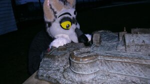 Rating: Safe Score: 0 Tags: absurd_res bielefeld black_clothing black_jacket black_topwear bronze brown_body brown_fur canid canine canis castle clothing costume diego-kawasaka_(fursuiter) domestic_dog draygon_(fursona) e621 fur fursuit germany grandfathered_content grey_body grey_fur hi_res husky jacket looking_down male mammal medieval_architecture night nordic_sled_dog photography_(artwork) pinstripes real real_world sculpture solo sparrenburg_castle spitz topwear twillight_(artist) white_body white_fur wolf yellow_sclera User: bunchy7s