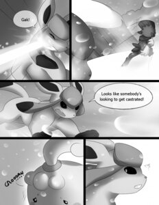 Rating: Safe Score: 0 Tags: angry comic dialogue digital_drawing_(artwork) digital_media_(artwork) duo_focus e621 eeveelution english_text female feral generation_4_pokemon glaceon greyscale group happiny hi_res ice_beam male monochrome nintendo outside pokemon pokemon_(species) quadruped shaded snow soft_shading speech_bubble tail tderek99 text weavile winter User: bunchy7s