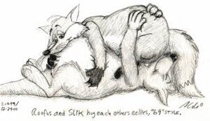 Rating: Safe Score: 0 Tags: aldi_(artist) anthro belly belly_hug belly_rub canid canine cuddling dated duo e621 english_text fox hug kangaroo low_res lying lying_on_another macropod male mammal marsupial nude on_back overweight roofus_(aldi) simple_background slik smile tail text toony traditional_media_(artwork) whiskers white_background User: bunchy7s