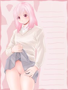 Rating: Explicit Score: 0 Tags: 1girls ass ass_visible_through_thighs blushing bottomless bottomless_female bucho female female_only no_panties pink_hair presenting presenting_pussy pussy red_eyes rule34 skirt skirt_lift solo standing tagme uncensored User: bunchy7s