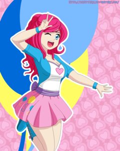 Rating: Safe Score: 0 Tags: 4:5 alternate_species big_breasts breasts e621 female friendship_is_magic hasbro hi_res human humanized mammal my_little_pony not_furry pinkie_pie_(mlp) smile solo zantyarz User: bunchy7s