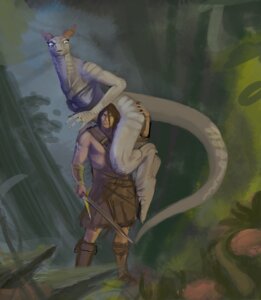 Rating: Safe Score: 0 Tags: 2012 anthro barbarian bottomless breasts carrying_another clothed clothing digitigrade dragon duo e621 female hattonslayden hi_res horn human humor larger_female lay_the_dragon male male_carrying_female mammal melee_weapon mythological_creature mythological_scalie mythology non-mammal_breasts scalie shoulder_carry size_difference skimpy small_breasts smaller_male sword tail thick_tail weapon User: bunchy7s