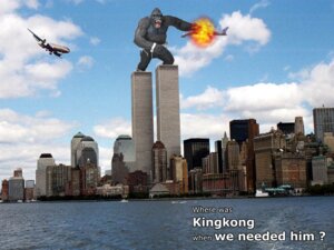 Rating: Safe Score: 0 Tags: 9/11 aircraft airplane ambiguous_gender ape building chain city cityscape e621 english_text explosion grandfathered_content haplorhine kaiju king_kong king_kong_(series) macro mammal megaprimatus_kong modern_architecture monster neo-classical_architecture new_york new_york_city photo_manipulation primate real_world skyline skyscraper solo text third-party_edit twin_towers twin_towers_(new_york_city) unknown_artist vehicle water world_trade_center User: bunchy7s