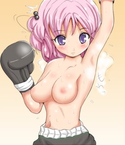 Rating: Explicit Score: 0 Tags: 1girls black_boxing_gloves black_gloves black_shorts blush boxing boxing_gloves boxing_shorts breasts clothing eyebrows_visible_through_hair female female_only gloves light-skinned_female light_skin medium_breasts momo_velia_deviluke nipples pink_hair purple_eyes rule34 shitake solo sweat to_love-ru topless User: bunchy7s