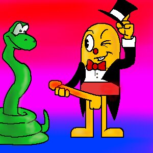 Rating: Explicit Score: 0 Tags: anonymewse british catchphrase_(game_show) charmer color colored erect_penis erection game_show gameshow gradient_background grin male mascot mr_chips paheal parody penis red_nose rule34 rule_34_(paheal) snake snake_charmer top_hat tuxedo wink winking User: bunchy7s