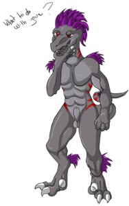 Rating: Explicit Score: 0 Tags: 5:8 animal_genitalia anthro biped claws dialogue dinosaur dromaeosaurid e621 english_text feathered_dinosaur feathered_scalie feathers flat_shade fully_sheathed genitals hair humanoid_genitalia humanoid_penis isteltheblue istelthedragon male markings penis prehistoric_species purple_hair question red_eyes red_markings reptile saurischian scalie sheath simple_background smile solo standing stripes tail teeth text theropod velociraptor white_background User: bunchy7s