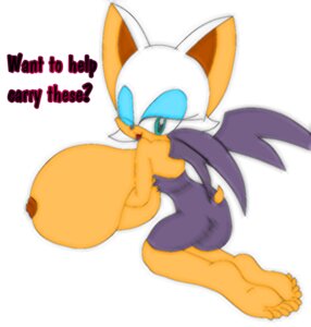 Rating: Explicit Score: 0 Tags: anthro bat bluespin breasts female hyper hyper_breasts mammal nipples rouge_the_bat rule34 sonic_(series) sonic_team what User: bunchy7s