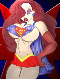 Rating: Explicit Score: 0 Tags: arm_gloves cape cosplay crossover_cosplay disney earrings erect_nipples_under_clothes female female_only green_eyes hair_over_one_eye human jessica_rabbit lipstick long_hair long_red_hair looking_at_viewer miniskirt nipples pussy red_hair rule34 solo supergirl_(cosplay) wcpope who_framed_roger_rabbit User: bunchy7s