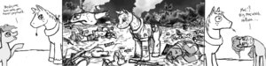 Rating: Safe Score: 0 Tags: aircraft big_macintosh_(mlp) black_and_white clothing comic curly_hair death e621 earth_pony equid equine female feral friendship_is_magic hair hasbro helicopter hi_res horse long_image male mammal military monochrome my_little_pony pinkie_pie_(mlp) pony smoke uniform unknown_artist vehicle war wide_image User: bunchy7s