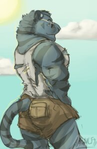 Rating: Safe Score: 0 Tags: amwulf anthro biceps black_body black_fur blue_body blue_eyes blue_fur clothing e621 eyewear felid fur hi_res looking_at_viewer looking_back looking_back_at_viewer male mammal muscular muscular_anthro muscular_male pecs smile solo stripes sunglasses tail User: bunchy7s Rating: Safe Score: 0 Tags: amwulf anthro biceps black_body black_fur blue_body blue_eyes blue_fur clothing e621 eyewear felid fur hi_res looking_at_viewer looking_back looking_back_at_viewer male mammal muscular muscular_anthro muscular_male pecs smile solo stripes sunglasses tail User: bunchy7s
