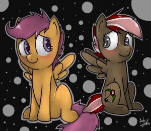 Rating: Safe Score: 0 Tags: arkypony blush brown_body brown_feathers cutie_mark duo e621 equid equine fan_character feathered_wings feathers female feral friendship_is_magic hasbro male mammal my_little_pony mythological_creature mythological_equine mythology orange_body orange_feathers orion_(mlp) pegasus quadruped rbd_presents scootaloo_(mlp) tail wings young young_feral User: bunchy7s