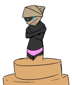 Rating: Questionable Score: 0 Tags: 2009 alien alien_humanoid blush cake carapacian clothed clothing crossed_arms dessert digital_drawing_(artwork) digital_media_(artwork) e621 female food food_fetish food_play head_wrapping homestuck humanoid in_food ms_paint_adventures not_furry panties pop_out_cake redportalblue simple_background solo topless underwear wayward_vagabond white_background User: bunchy7s