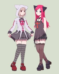 Rating: Safe Score: 0 Tags: 808 alternative_fashion animal_humanoid black_hair blonde_hair cat_humanoid clothing digital_drawing_(artwork) digital_media_(artwork) dress duo e621 felid felid_humanoid feline feline_humanoid female goth hair hoodie humanoid j-fashion legwear long_hair mammal mammal_humanoid pink_hair red_eyes stockings topwear visual_kei User: bunchy7s