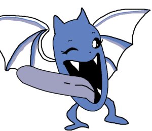 Rating: Safe Score: 0 Tags: bat e621 female generation_1_pokemon golbat long_tongue mammal membrane_(anatomy) membranous_wings meme nintendo one_eye_closed pokemon pokemon_(species) solo tongue u_r_simgle unknown_artist waddling_head wings wink User: bunchy7s
