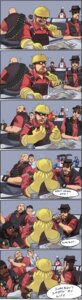 Rating: Safe Score: 0 Tags: 3rd_party_watermark bodily_fluids clothing comic crying demoman_(team_fortress_2) e621 engineer_(team_fortress_2) eyewear fire flamethrower gas_mask goggles group hat headgear headwear heavy_(team_fortress_2) hi_res human humor male mammal mask medic_(team_fortress_2) not_furry parody pyro_(team_fortress_2) ranged_weapon scout_(team_fortress_2) slouch_hat sniper_(team_fortress_2) spy_(team_fortress_2) team_fortress_2 tears unknown_artist valve valve_corporation watermark weapon User: bunchy7s