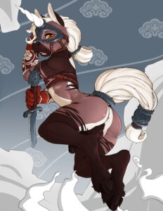 Rating: Explicit Score: 0 Tags: 2012 amber_eyes anthro anus armor armwear backsack balls biped bottomless brown_body brown_fur butt clothed clothing digital_media_(artwork) e621 elbow_gloves equid equine erection femboy fur genitals gloves hair handwear hi_res hooves horn humanoid_genitalia humanoid_penis hybrid leather leather_strap long_hair looking_at_viewer male mammal mask melee_weapon mythological_creature mythological_equine mythology open_mouth penis perineum plains_zebra quagga recently_extinct_species seth-iova solo straps stripes sword tail thick_thighs unconvincing_armor unicorn weapon white_body white_fur white_hair zebra User: bunchy7s
