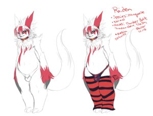 Rating: Explicit Score: 0 Tags: balls clothing e621 fan_character flaccid fur generation_3_pokemon genitals juba male markings nintendo nude penis pokemon pokemon_(species) pokemorph red_markings semi-anthro solo tail thong underwear white_body white_fur zangoose User: bunchy7s