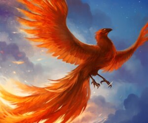 Rating: Safe Score: 0 Tags: 3_toes ambiguous_gender avian beak cloud colorful_theme e621 european_mythology fantasy feathered_wings feathers feet feral flying glowing greek_mythology mythological_avian mythological_bird mythological_creature mythological_firebird mythology outside phoenix red_body red_feathers sandara sky skyscape solo talons toes wings User: bunchy7s