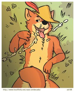 Rating: Explicit Score: 0 Tags: 2008 anthro canine cum disney fox fur furry furry_only gay hat lying male male_only nude on_back robin_hood_(character) robin_hood_(disney) rule34 solo tagme User: bunchy7s