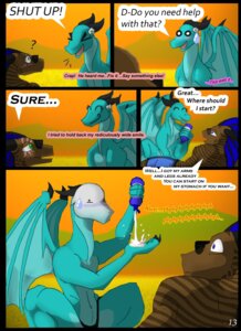 Rating: Safe Score: 0 Tags: anthro beach biceps blush bodily_fluids bottomwear clothed clothing comic dialogue dragon e621 english_text hi_res inner_monologue leiks lotion male membrane_(anatomy) membranous_wings muscular mythological_creature mythological_scalie mythology nervous never_miss_a_sunrise outside rastaban_coal rastaban_coal_(character) sand scales scalie seaside shorts sweat swimwear text thinking topless wings User: bunchy7s