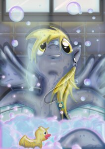 Rating: Safe Score: 0 Tags: 2012 absurd_res amber_eyes apple_inc. blonde_hair bubble derpy_hooves_(mlp) e621 earbuds electronics equid equine feathered_wings feathers female friendship_is_magic fur grey_body grey_feathers grey_fur hair hasbro headphones hi_res ipod mammal my_little_pony mythological_creature mythological_equine mythology pegasus portable_music_player rubber_duck simple_background solo tile tile_wall toonlancer wall_(structure) water window wings User: bunchy7s