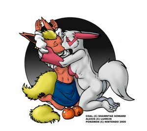 Rating: Explicit Score: 0 Tags: anthro breasts bulge eeveelution falreon female flareon kissing male pokemon pokemon_(species) rule34 straight undressing zangoose User: bunchy7s
