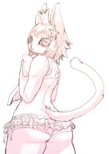 Rating: Safe Score: 0 Tags: bottomwear butt clothed clothing crown e621 felid female hair headgear looking_at_viewer looking_back mammal rear_view reituki short skimpy skirt slightly_chubby solo User: bunchy7s