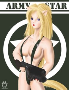 Rating: Questionable Score: 0 Tags: animal_humanoid armor blonde_hair breasts cat_humanoid cat_tail clothed clothing dog_tags e621 felid felid_humanoid feline feline_humanoid female gun hair humanoid jeff_block looking_at_viewer mammal mammal_humanoid nipple_outline ranged_weapon rifle skimpy solo suspenders tail unconvincing_armor weapon User: bunchy7s