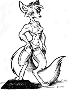 Rating: Safe Score: 0 Tags: anthro ashryn_(character) biped bottomwear breasts canid canine clothing e621 female full-length_portrait hatching_(art) mammal manawolf midriff monochrome portrait shaded shorts signature sketch solo sport standing tail User: bunchy7s