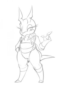 Rating: Explicit Score: 0 Tags: anthro arthropod biped black_and_white e621 female generation_5_pokemon genitals half-closed_eyes hi_res looking_at_viewer monochrome myriapod narrowed_eyes nintendo nude pokemon pokemon_(species) pokemorph pose scolipede simple_background sketch solo standing tail vulva white_background zinnthos User: bunchy7s