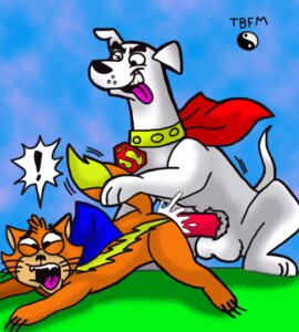Rating: Explicit Score: 0 Tags: 2boys anal anal_sex canine cape dc dc_comics feline feral furry gay interspecies krypto krypto_the_superdog male male_only orange_fur outdoors rule34 size_difference streaky_the_supercat super-pets superman_(series) tagme tbfm white_fur yaoi User: bunchy7s