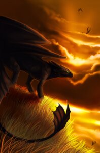 Rating: Safe Score: 0 Tags: ambiguous_gender black_body black_scales cloud detailed_background dragon dreamworks dutch_angle e621 european_mythology feral field flying fury_(httyd) grass green_eyes group how_to_train_your_dragon johis looking_up membrane_(anatomy) membranous_wings mythological_creature mythological_scalie mythology night_fury outside plant restricted_palette scales scalie solo_focus somber sunset tail warm_colors western_dragon wings yellow_theme User: bunchy7s