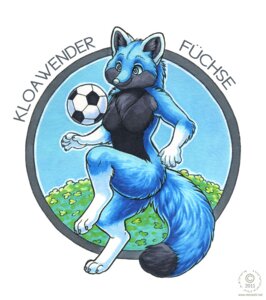 Rating: Safe Score: 0 Tags: 2011 anthro ball blue_body blue_eyes blue_fur blue_sky canid canine day dipstick_tail e621 female fox fur grass kacey kloawender mammal markings nude outside plant sky soccer soccer_ball solo sport tail tail_markings User: bunchy7s