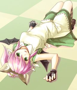 Rating: Questionable Score: 0 Tags: 2008 akiyama_nenehisa animal_humanoid bat_wings cat_humanoid checkered checkered_floor clothed clothing digital_media_(artwork) e621 erika_(pangya) felid felid_humanoid feline feline_humanoid female fingerless_gloves gloves green_eyes hair handwear humanoid lying mammal mammal_humanoid membrane_(anatomy) membranous_wings on_back pangya pink_hair ponytail solo tongue tongue_out wings User: bunchy7s