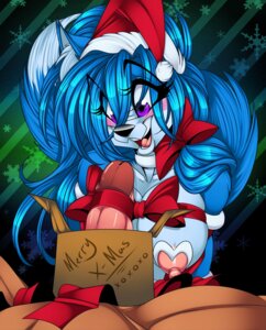 Rating: Explicit Score: 0 Tags: 2013 abstract_background accessory anthro areola big_breasts black_nose blue_hair blush box breasts brown_body brown_skin canid canine christmas clothing container crystal-for-ever digital_media_(artwork) duo e621 erection female fox genitals gift hair hat headgear headwear hi_res holidays humanoid_genitalia humanoid_penis long_hair male mammal nipples nude open_mouth penis penis_accessory penis_bow penis_ribbon purple_eyes ribbons simple_background solo_focus tongue unknown_species User: bunchy7s