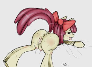 Rating: Explicit Score: 0 Tags: accessory anus apple_bloom_(mlp) blush bodily_fluids bow_(feature) bow_accessory bow_ribbon butt e621 earth_pony equid equine female feral friendship_is_magic genitals hair hair_accessory hair_bow hair_ribbon hasbro horse looking_back lying mammal my_little_pony on_front open_mouth pony red_hair ribbons signature solo sweat teats unknown_artist vulva young_(lore) User: bunchy7s Rating: Explicit Score: 0 Tags: accessory anus apple_bloom_(mlp) blush bodily_fluids bow_(feature) bow_accessory bow_ribbon butt e621 earth_pony equid equine female feral friendship_is_magic genitals hair hair_accessory hair_bow hair_ribbon hasbro horse looking_back lying mammal my_little_pony on_front open_mouth pony red_hair ribbons signature solo sweat teats unknown_artist vulva young_(lore) User: bunchy7s