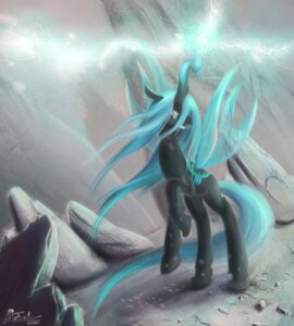 Rating: Safe Score: 0 Tags: 2012 ajvl arthropod blue_hair changeling_(mlp) desolate detailed_background e621 electricity female feral friendship_is_magic green_eyes grin hair hasbro hi_res horn insect_wings lightning magic my_little_pony quadruped queen_chrysalis_(mlp) rock smile solo tail wings User: bunchy7s