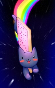 Rating: Safe Score: 0 Tags: ambiguous_gender archived_source domestic_cat e621 felid feline felis feral food food_creature gasmask_(artist) hybrid looking_at_viewer mammal meme nyan_cat nyan_cat_(copyright) open_mouth pop-tarts poptart_creature rainbow rainbow_trail solo space star tail trailing_rainbow User: bunchy7s