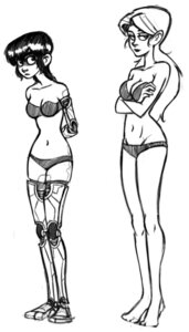 Rating: Explicit Score: 0 Tags: arms_behind_back arms_folded bra cyborg dresden_codak female kimiko_ross official_art panties prosthesis rule34 webcomic yvonne_awning User: bunchy7s