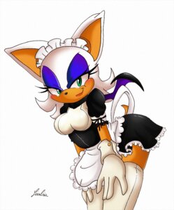 Rating: Safe Score: 0 Tags: anthro bat clothing e621 female green_eyes looking_at_viewer maid_uniform mammal rouge_the_bat sega simple_background solo sonic_the_hedgehog_(series) sweetcianuro uniform white_background User: bunchy7s