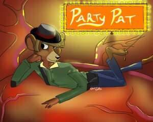 Rating: Safe Score: 0 Tags: 3_toes 5:4 adventure_time barefoot bear black_eyes black_nose blonde_hair cartoon_network clothing e621 english_text feet hair hat headgear headwear heart_symbol male mammal party_bear party_pat solo text toes unknown_artist User: bunchy7s