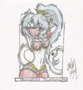 Rating: Safe Score: 0 Tags: anthro bangs breasts clothing crayon_(artwork) domestic_cat e621 ear_piercing ear_ring felid feline felis female genio graphite_(artwork) hair half-length_portrait harem_outfit legwear magic mammal melody_rose mixed_media piercing portrait red_eyes ring_piercing signature solo tail tail_tuft tassels traditional_media_(artwork) tuft User: bunchy7s