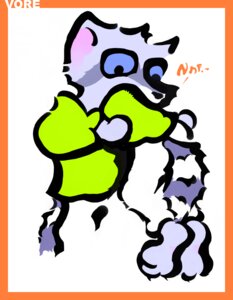 Rating: Questionable Score: 0 Tags: blue_eyes clothed clothing digital_media_(artwork) duo e621 english_text feet feral hindpaw larathelabrat male mammal markings ness_(larathelabrat) parody paws procyonid raccoon ring_(marking) ringed_tail simple_background striped_markings striped_tail stripes tail tail_markings text vore white_background User: bunchy7s Rating: Questionable Score: 0 Tags: blue_eyes clothed clothing digital_media_(artwork) duo e621 english_text feet feral hindpaw larathelabrat male mammal markings ness_(larathelabrat) parody paws procyonid raccoon ring_(marking) ringed_tail simple_background striped_markings striped_tail stripes tail tail_markings text vore white_background User: bunchy7s